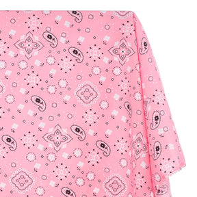Paisley Print Bandana Broadcloth Fabric SV576982 Pink 1