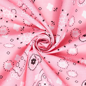 Paisley Print Bandana Broadcloth Fabric SV576982 Pink 2
