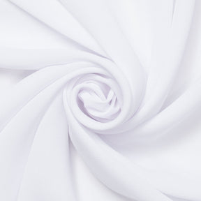 Polyester Crepe Georgette Chiffon Fabric SV576995 White Image A2