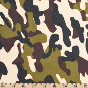 Ottertex Waterproof Canvas Military Camo Print Fabric SV577103 Green Image A9