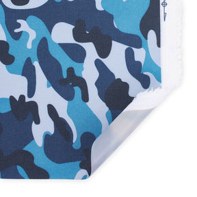 Ottertex Waterproof Canvas Military Camo Print Fabric SV577104 Blue Image A5