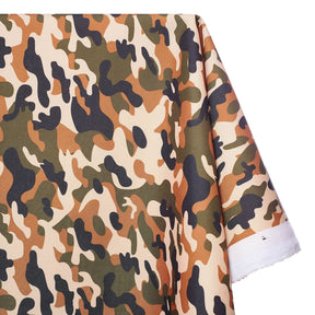 Ottertex Waterproof Canvas Military Camo Print Fabric SV577106 Brown Image A1