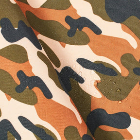 Ottertex Waterproof Canvas Military Camo Print Fabric SV577106 Brown Image A4