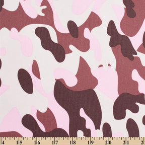 Ottertex Waterproof Canvas Military Camo Print Fabric SV577107 Pink Image A9