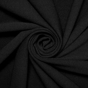 Stretch Crepe Scuba Double Knit Fabric SV577167 Black Image A2