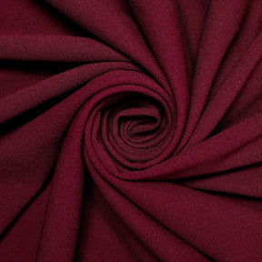 Stretch Crepe Scuba Double Knit Fabric SV577168 Burgundy Image A2