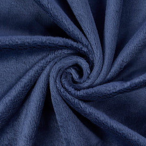 Smooth Minky Fabric SV577204 Navy Blue 1