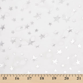 Crystal Organza Printed Fabric SV577279 White 3