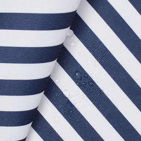 Ottertex Waterproof Canvas Slim Stripes Print Fabric SV577284 Navy Blue Image A4