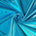 Metallic Stretch Foil Lame On Interlock Knit Fabric SV577300 Turquoise 1