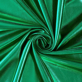 Metallic Stretch Foil Lame On Interlock Knit Fabric SV577305 Kelly Green 1