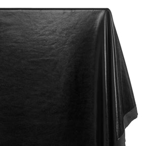 Metallic Stretch Foil Lame On Interlock Knit Fabric SV577308 Black 2