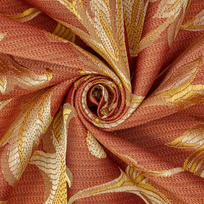 Extra Wide Bloom Upholstery Jacquard Fabric SV577415 1 Bronze / Gold 2