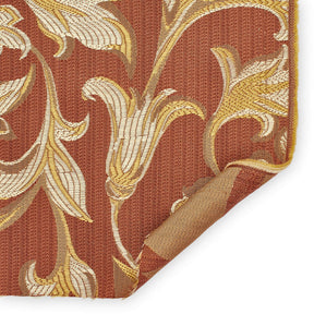 Extra Wide Bloom Upholstery Jacquard Fabric SV577415 1 Bronze / Gold 3
