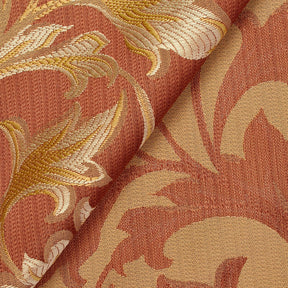 Extra Wide Bloom Upholstery Jacquard Fabric SV577415 1 Bronze / Gold 4