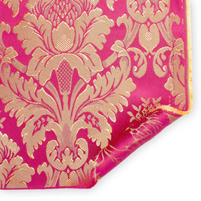 Extra Wide Floral Damask Upholstery Jacquard Fabric SV577417 1 Fuchsia / Gold 3
