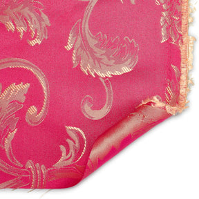 Extra Wide Vine Upholstery Jacquard Fabric SV577419 1 Fuchsia / Gold 3