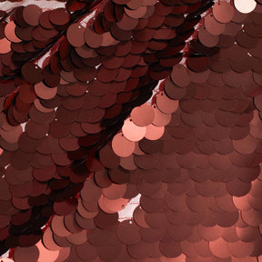 Paillette Circle Sequins On Mesh Fabric SV582958 Burgundy Image A4