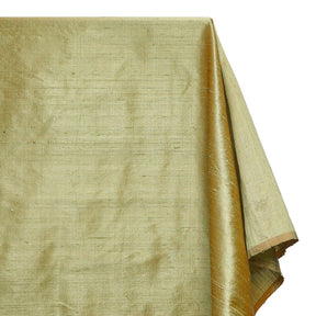 Silk Dupioni (54 inch) Fabric SV577529 Mint / Gold Image A1