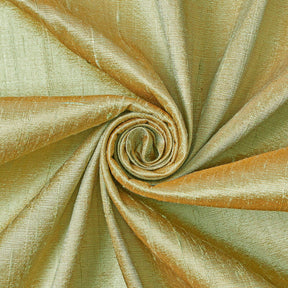 Silk Dupioni (54 inch) Fabric SV577529 Mint / Gold Image A2