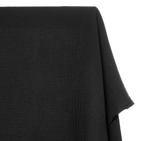 Double Cotton Gauze Fabric SV577622 Black Image A1