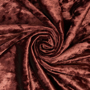 Crushed Velvet Fabric SV577702 Brown 1