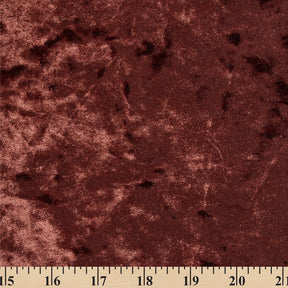 Crushed Velvet Fabric SV577702 Brown 3