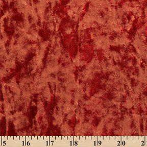 Crushed Velvet Fabric SV577707 Rust 3