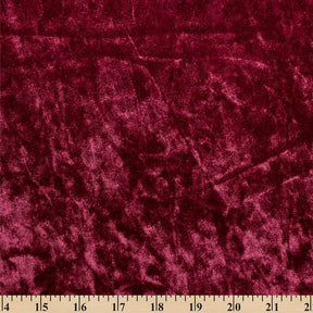 Crushed Velvet Fabric SV577710 Wine 3