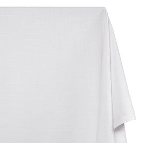 Lino Italiano Polyester Viscose Linen Fabric White SV577752 A1