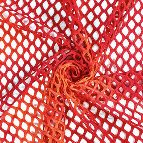 Cabaret Stretch Mesh Fabric SV577927 Orange / Burgundy 1