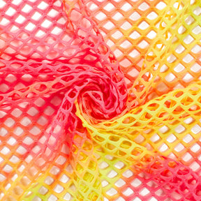 Cabaret Stretch Mesh Fabric SV577929 Neon Lime / Hot Pink 1
