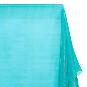 Zari Metallic Chiffon Jacquard Fabric SV578220 Turquoise A1