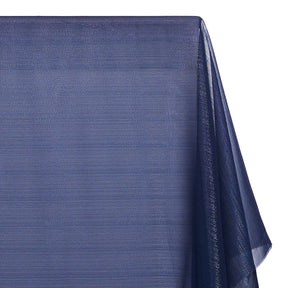 Zari Metallic Chiffon Jacquard Fabric SV578225 Navy Blue A1