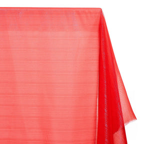 Zari Metallic Chiffon Jacquard Fabric SV578226 Red A1