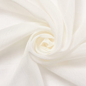 Zari Metallic Chiffon Jacquard Fabric SV578227 Off White A2