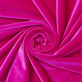 Stretch Velvet Fabric SV578341 Hot Pink Image A2