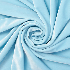 Stretch Velvet Fabric SV578422 Light Blue Image A2