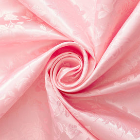 Rose Jacquard Satin Fabric Image SV578462 Dusty Pink A2 