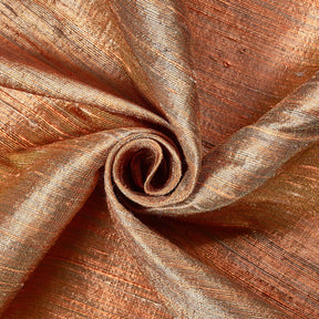 Iridescent Shot Silk Dupioni Fabric SV579029 Gold / Orange / Grey Image A2