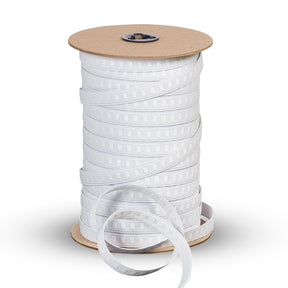 1 2 Inch Flat Non Roll Woven Elastic SV579110 White 1