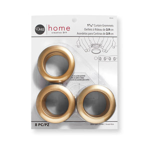 Dritz Home 1 9 16 Inch Curtain Grommets SV579124 Matte Gold 1