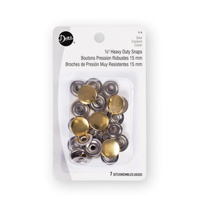 5 8 Inch Heavy Duty Snap Fasteners SV579191 Gold 1