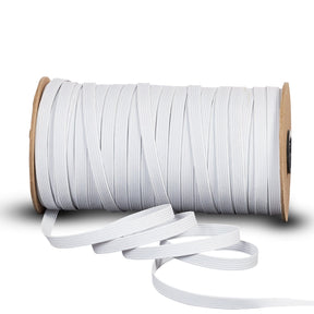 3 8 Inch Flat Braided Elastic SV579220 White 1