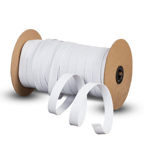 5 8 Inch Flat Braided Elastic SV579222 White 1
