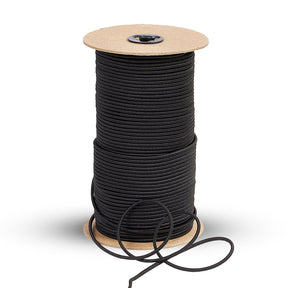 1 8 Inch Polyester Elastic Stretch Loop Cord SV579229 Black 1