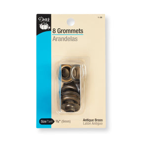 Dritz 3 8 Rustproof Brass Grommets SV579292 Antique Brass 1
