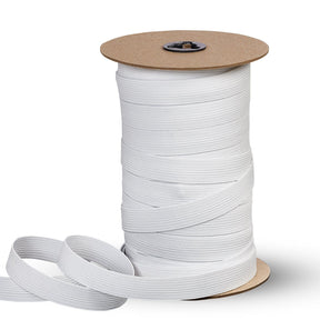 3 4 Inch Flat Braided Elastic SV579298 White 1