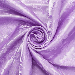 Rose Jacquard Satin Fabric Image SV579538 Lilac A2