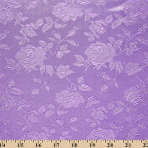 Rose Jacquard Satin Fabric Image SV579539 Lavender A9